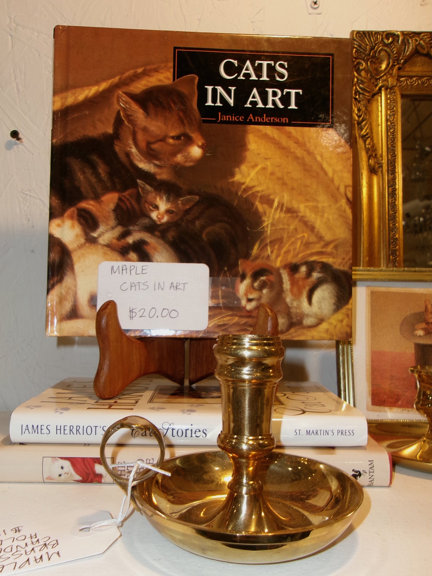 Cats in Art Hardcover Book