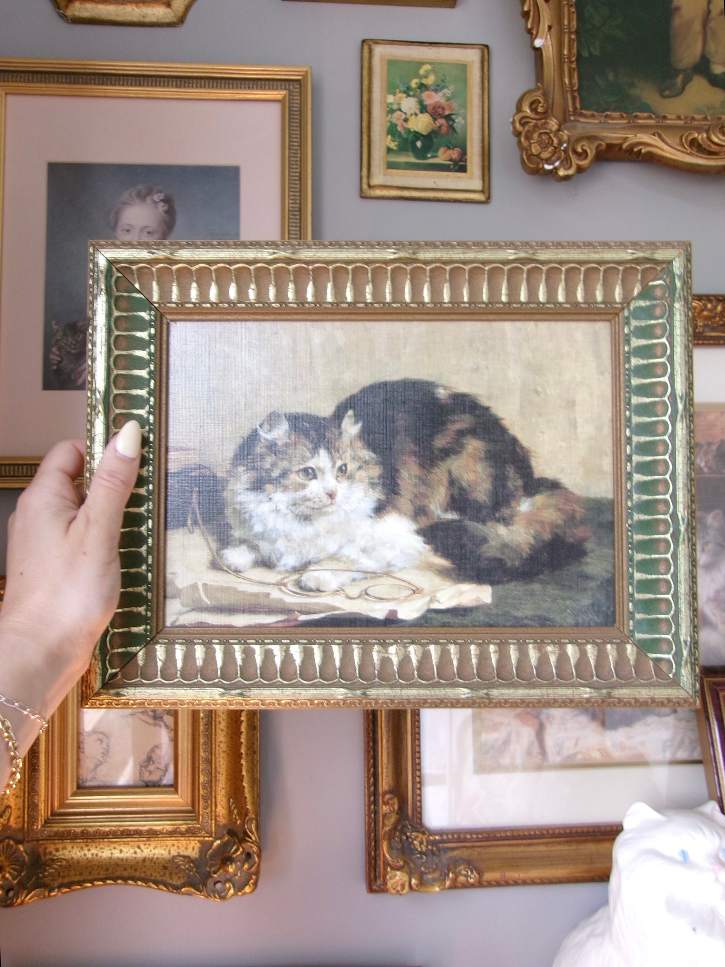 Harriette Ronner Framed Cat Print
