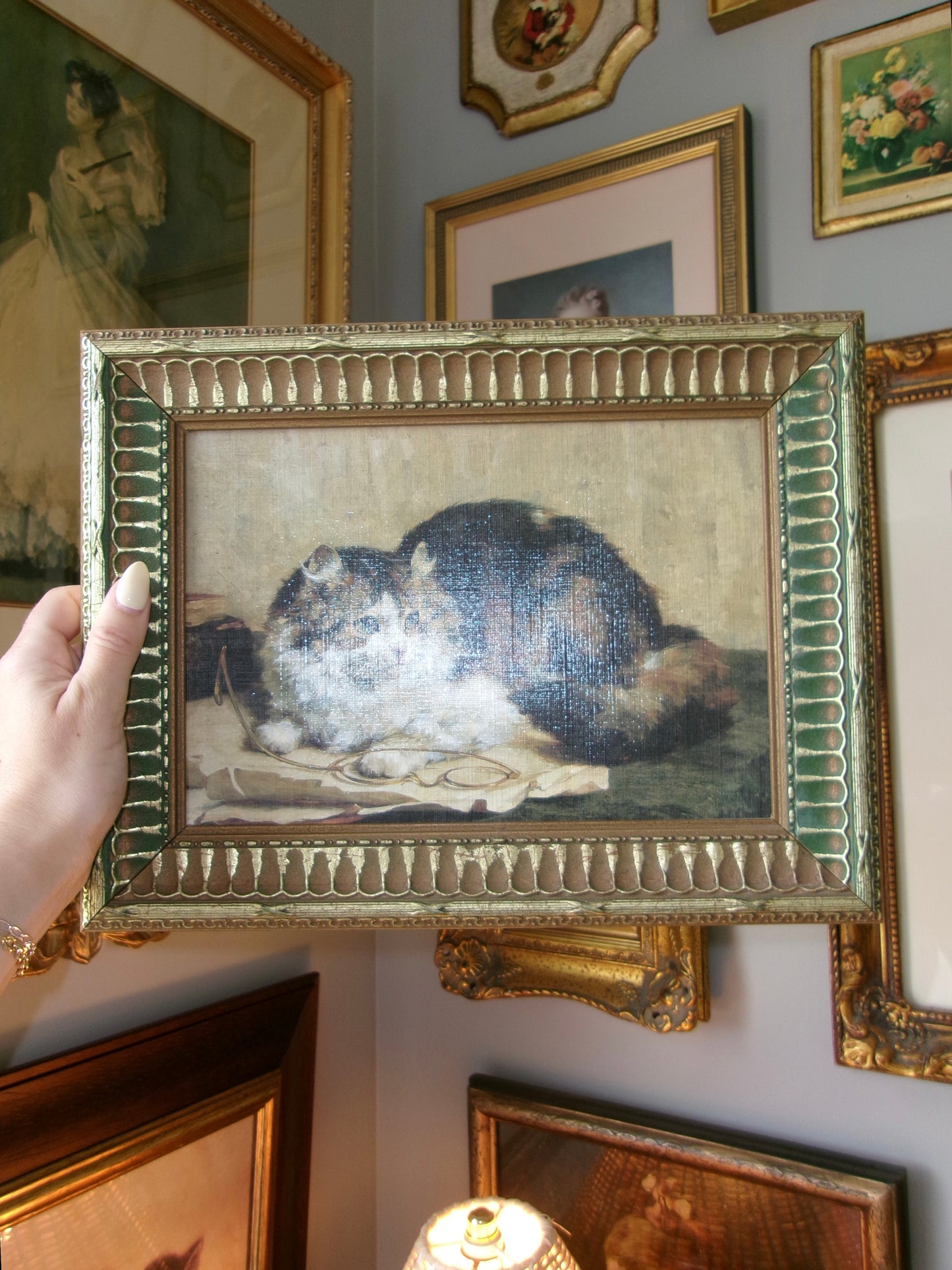Harriette Ronner Framed Cat Print