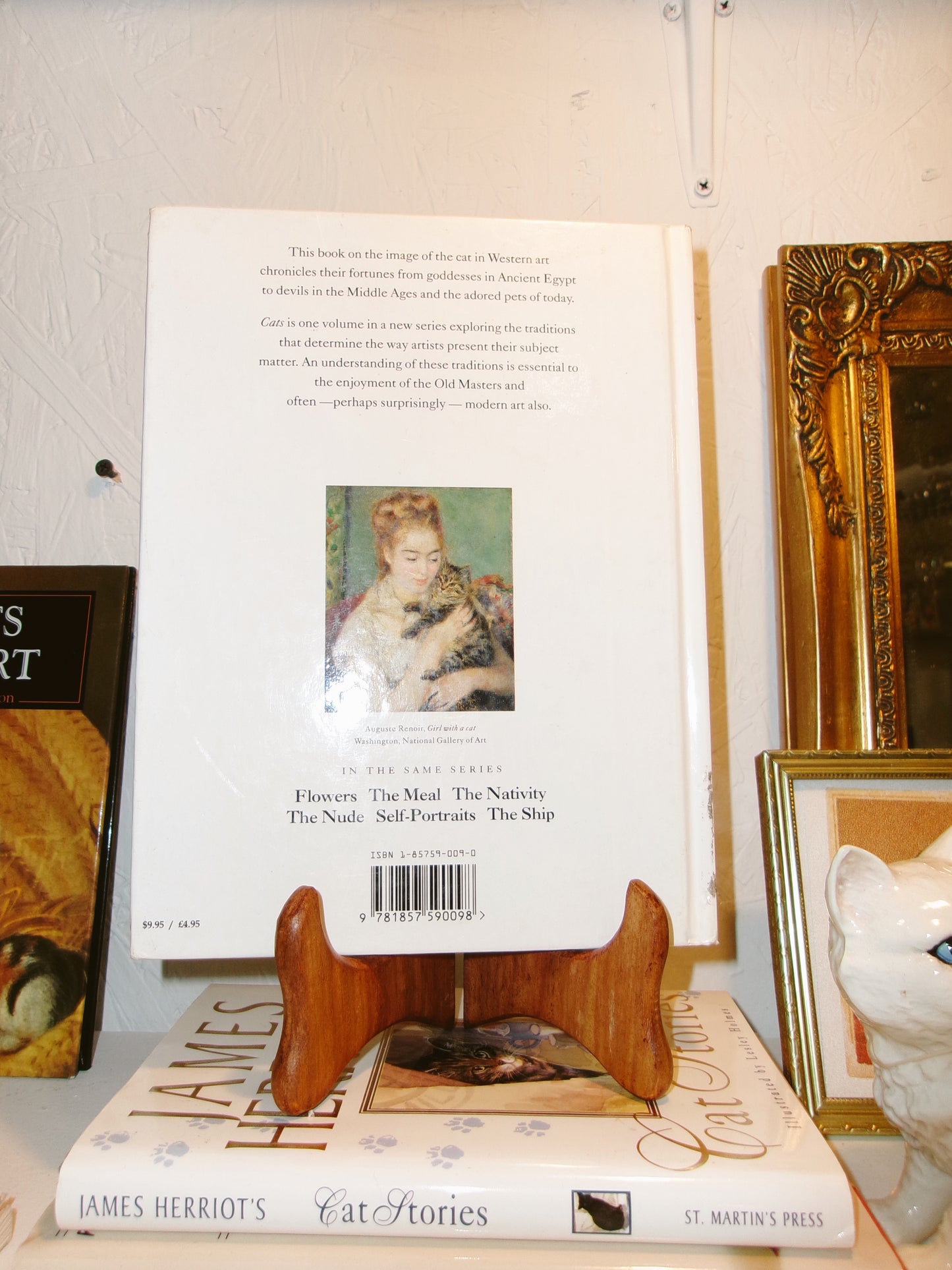 Cat Themes in Art Hardcover Book