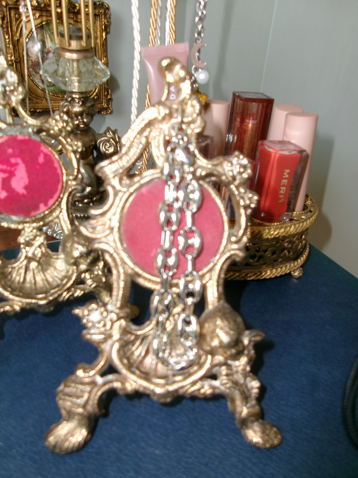 Brass Victorian Pocket Watch Holder
