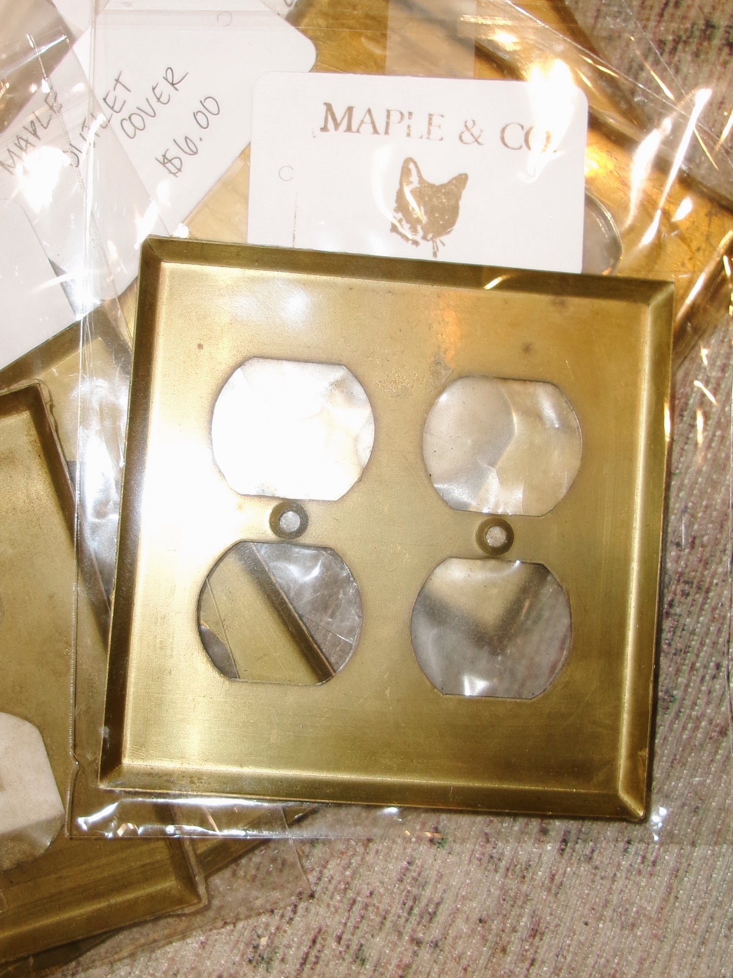 Brass outlet covers