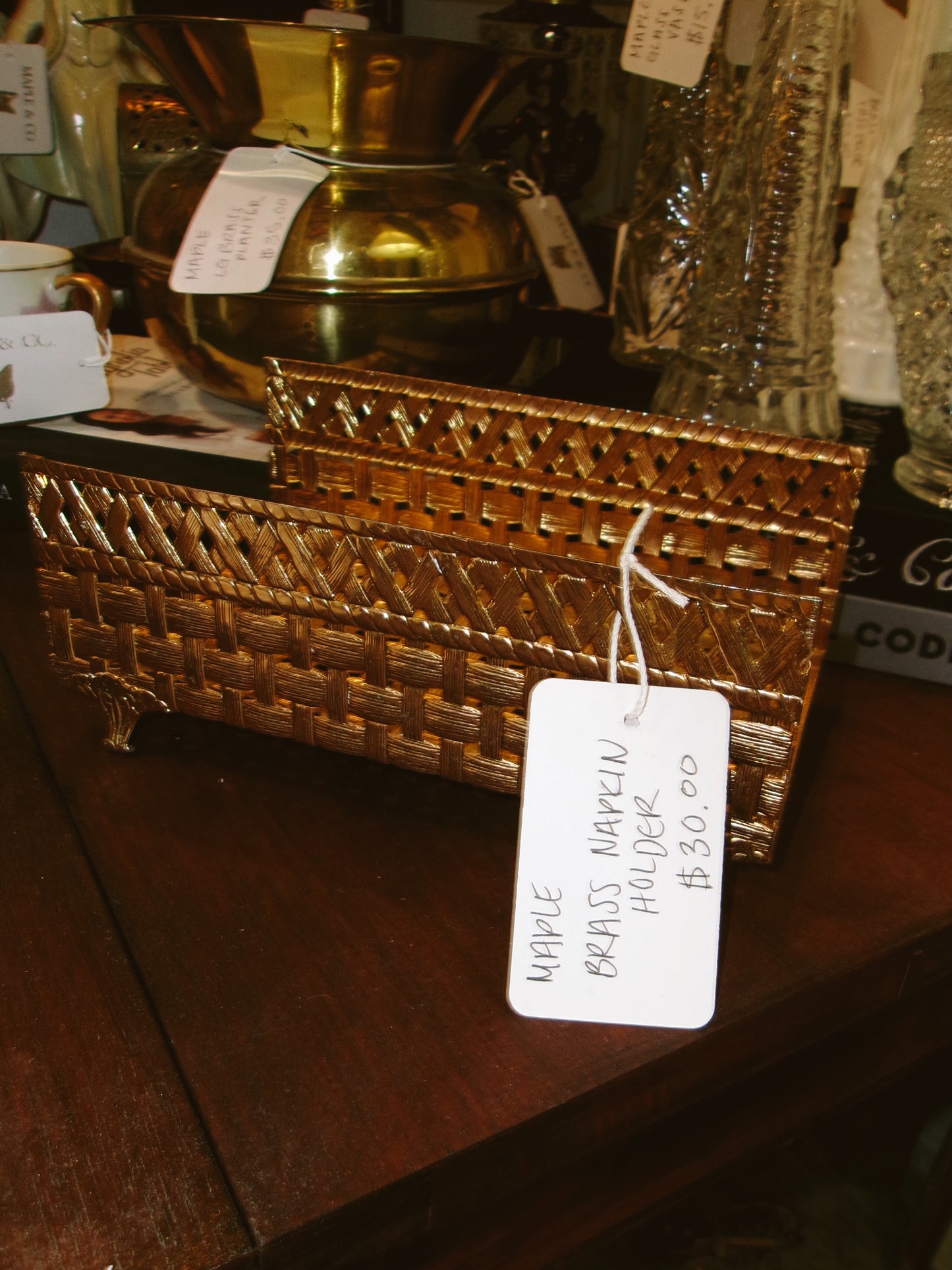Brass Napkin Holder