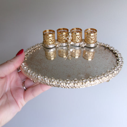 Brass Lipstick Holder