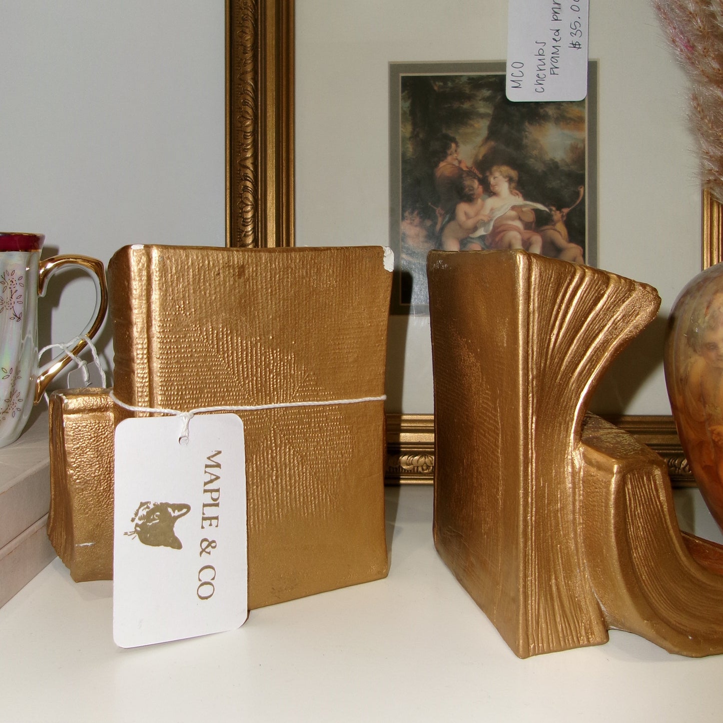 Gold Book Bookends