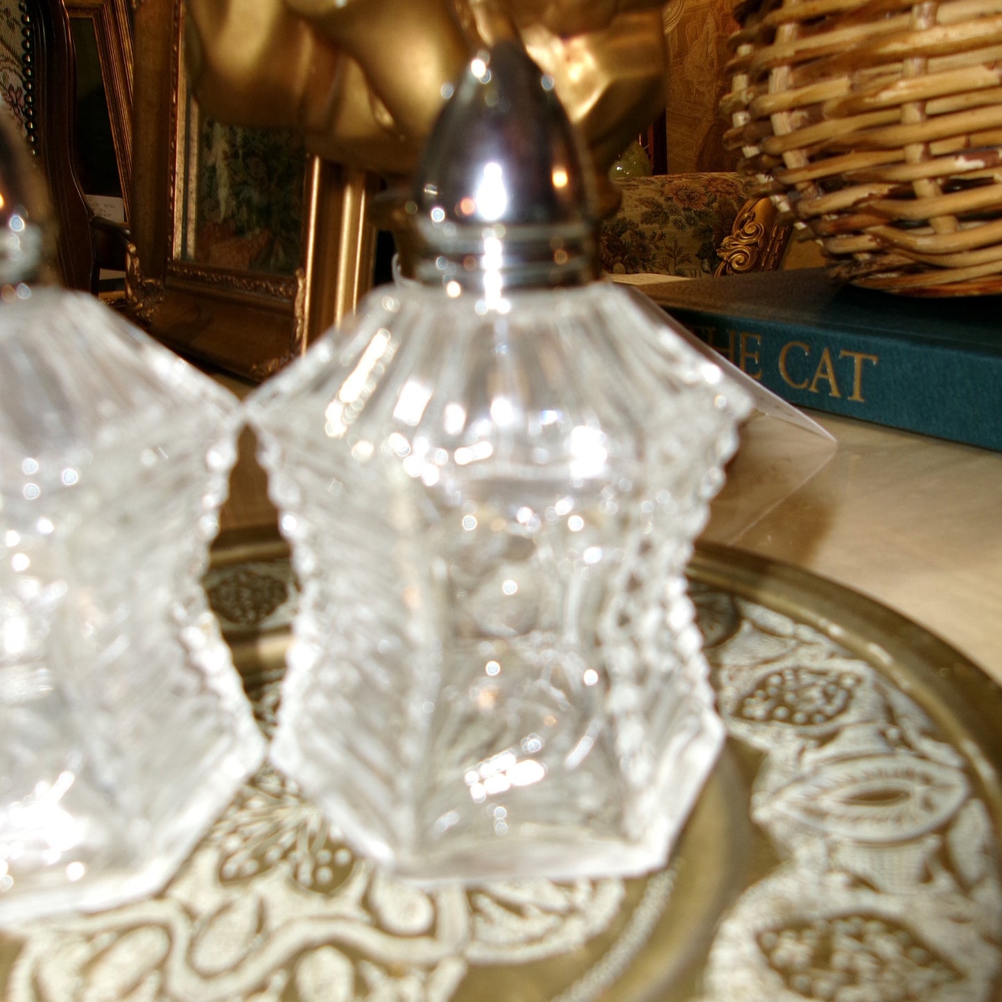 Glass Salt & Pepper Shakers