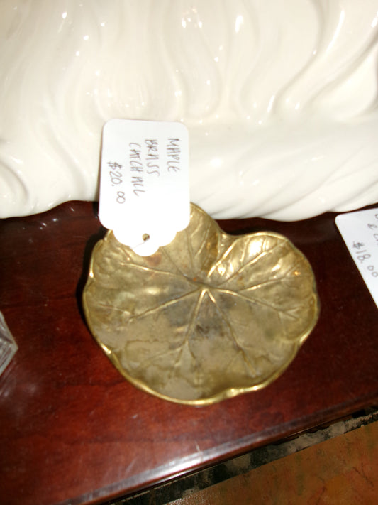 Brass Leaf Catchall