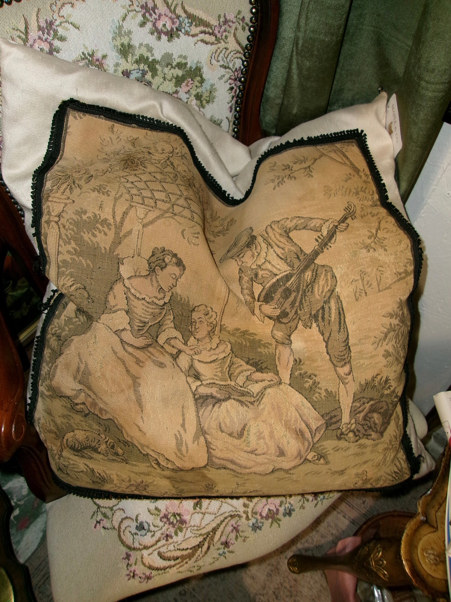 Victorian Tapestry Pillow