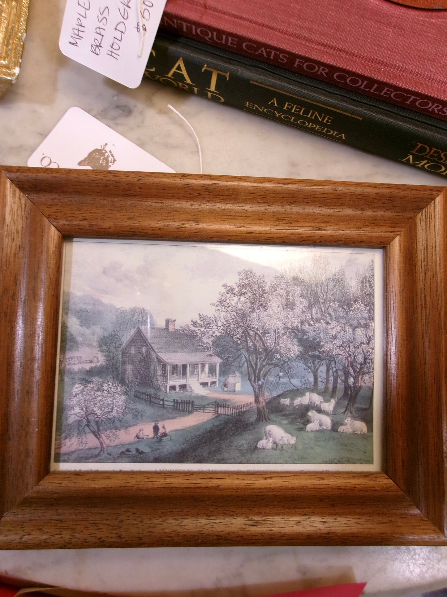 Wood Framed Homestead Print