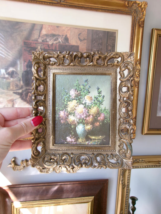 Framed Bouquet Art