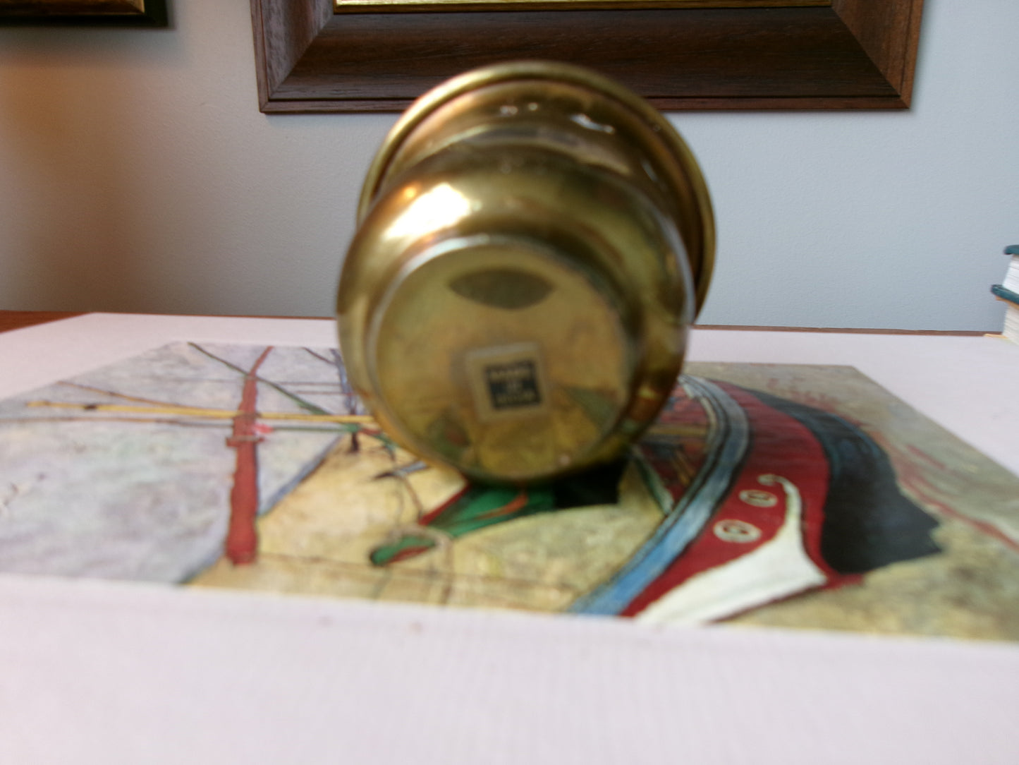 Brass Votive Holder w/ Hearts