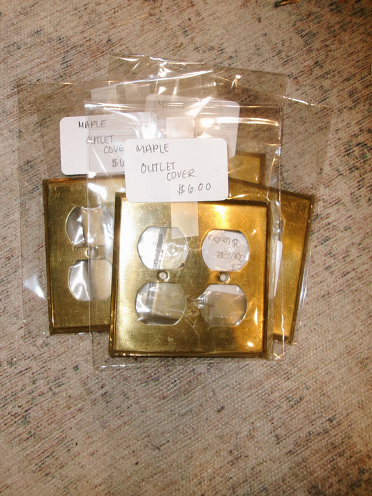 Brass outlet covers