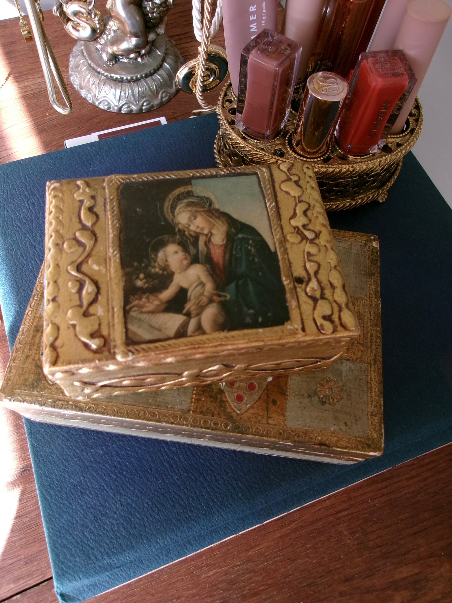 Florentine Trinket Box “Madonna & Child”