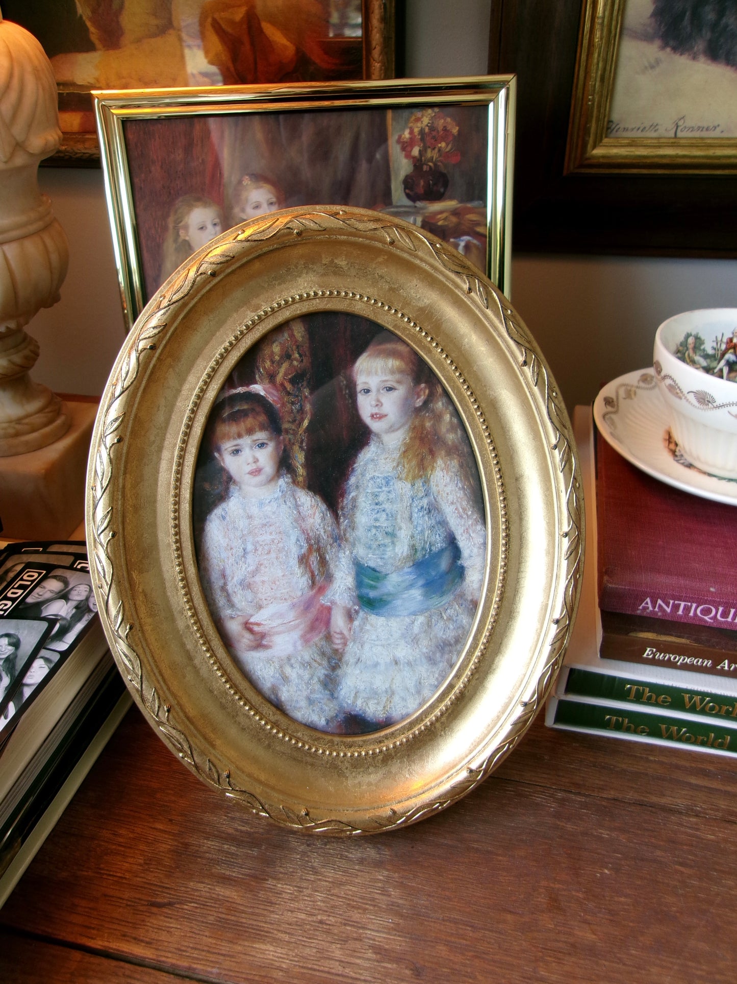 Renoir Framed Print Girls Holding Hands