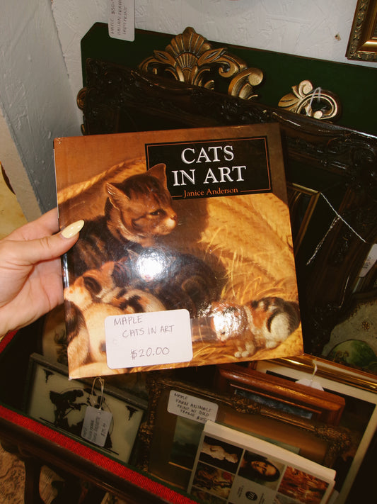 Cats in Art Hardcover Book