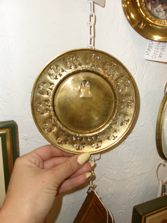 Small Brass Decorative Wall Plate