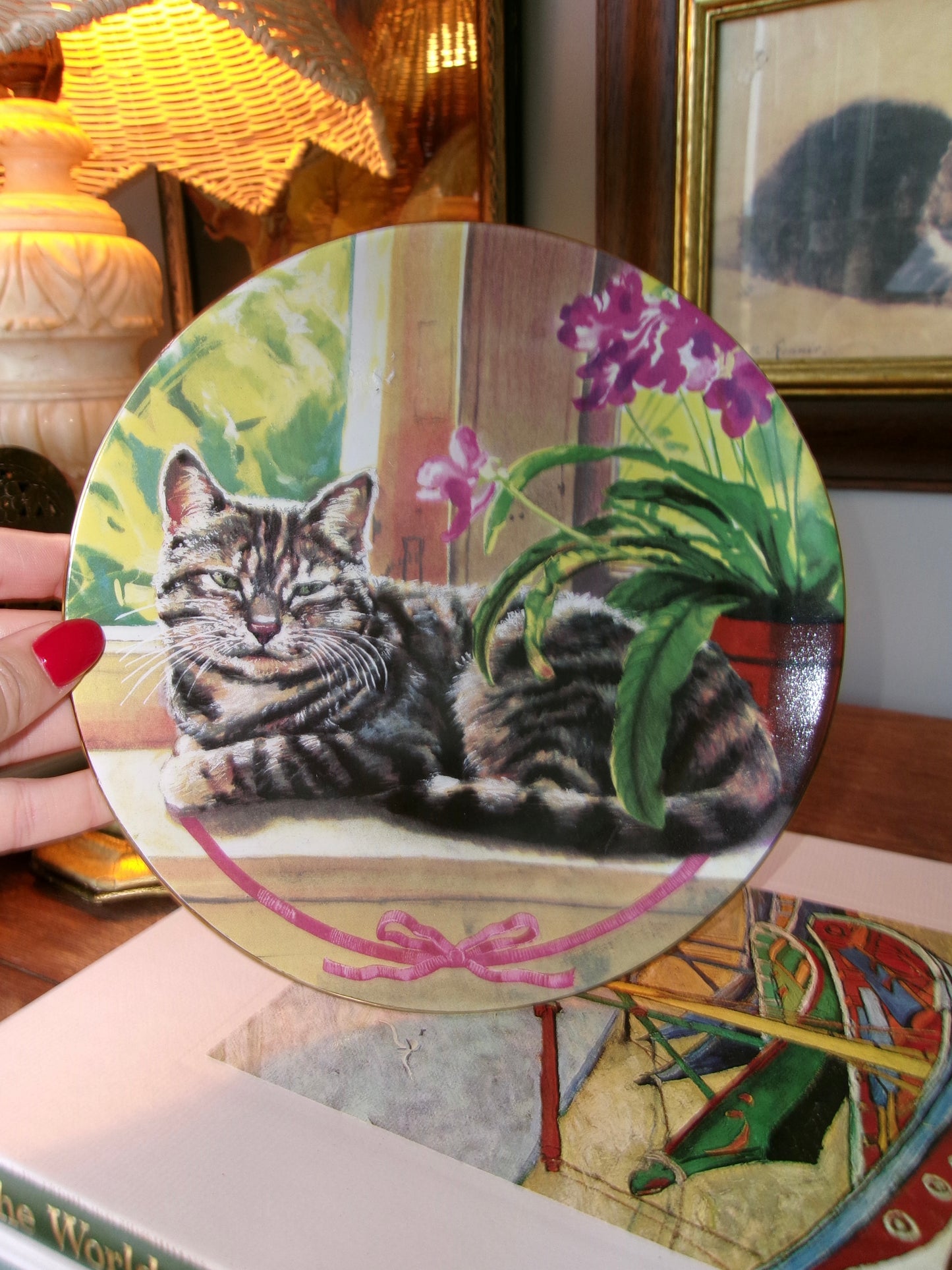 Tabby Cat Decorative Plate