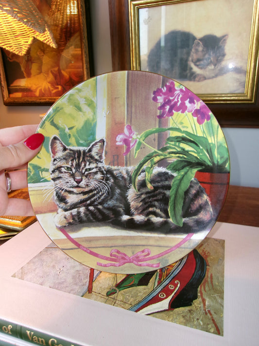 Tabby Cat Decorative Plate