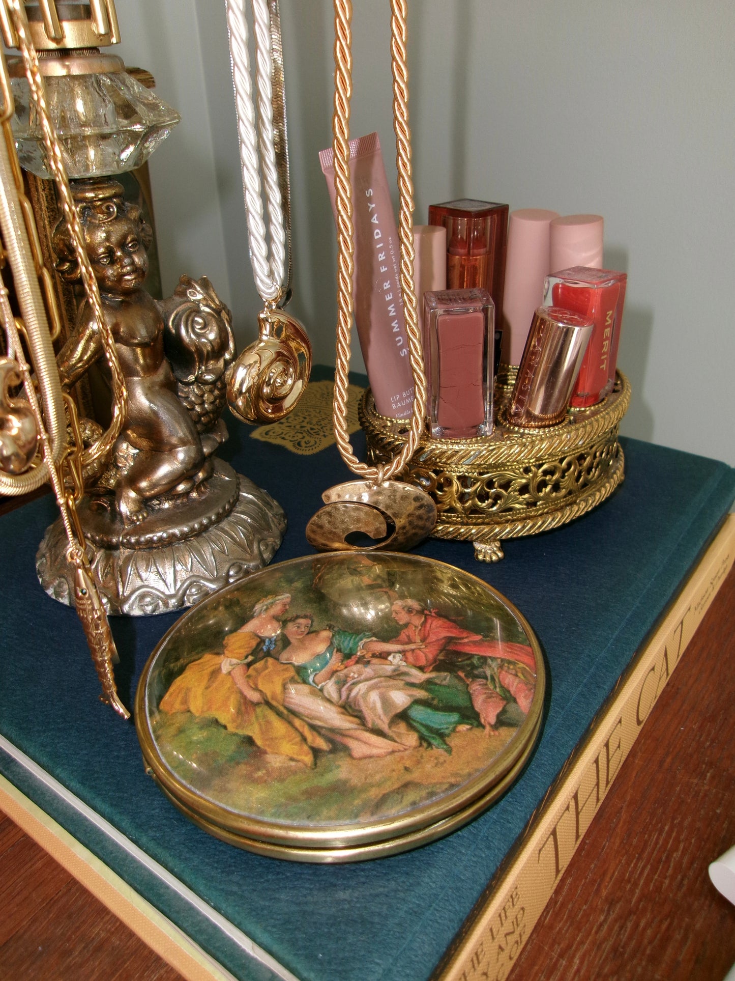 Victorian Scene Compact Mirror