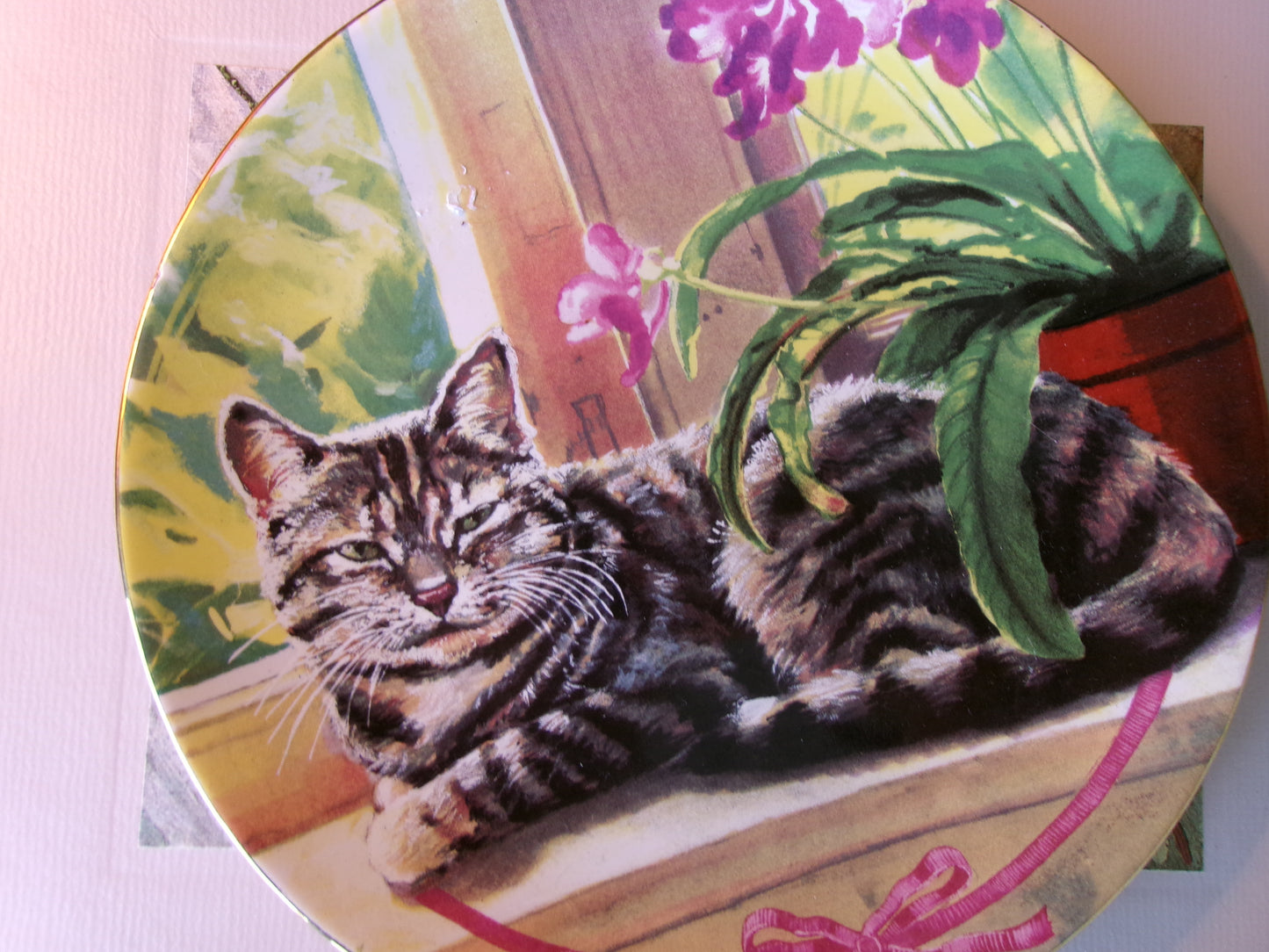 Tabby Cat Decorative Plate