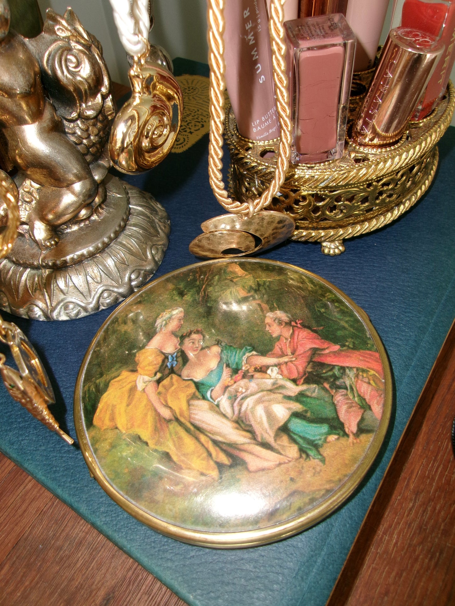 Victorian Scene Compact Mirror