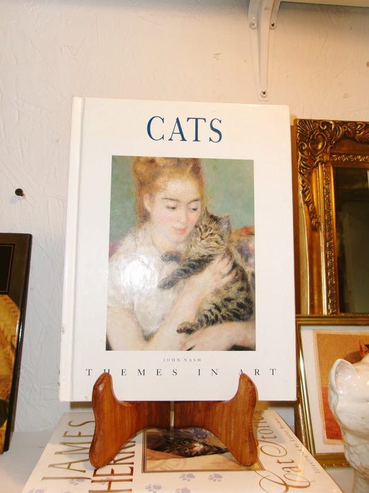 Cat Themes in Art Hardcover Book
