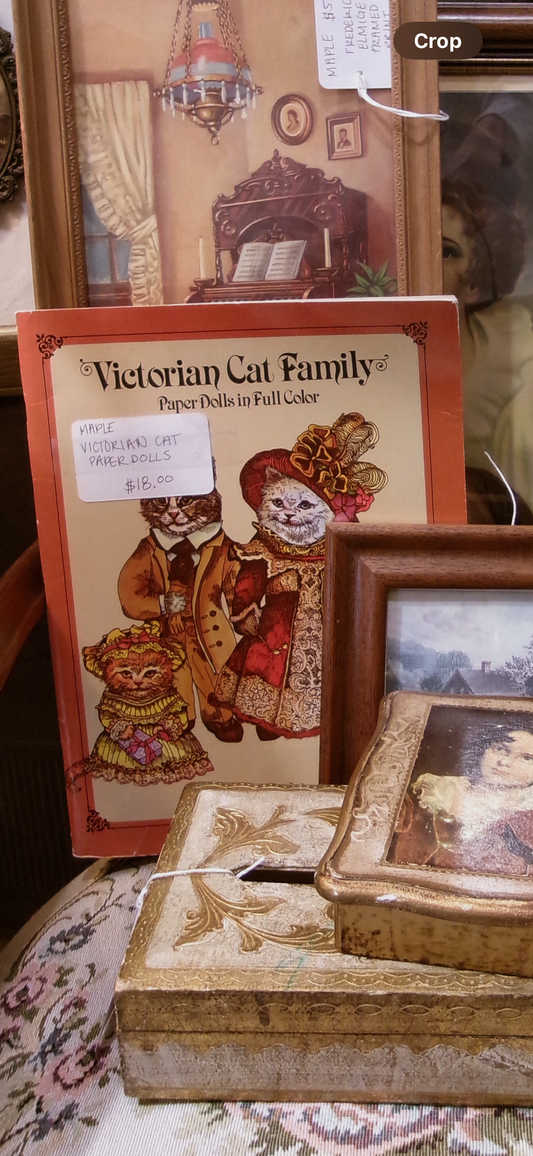 Victorian Cat Family Paper Dolls