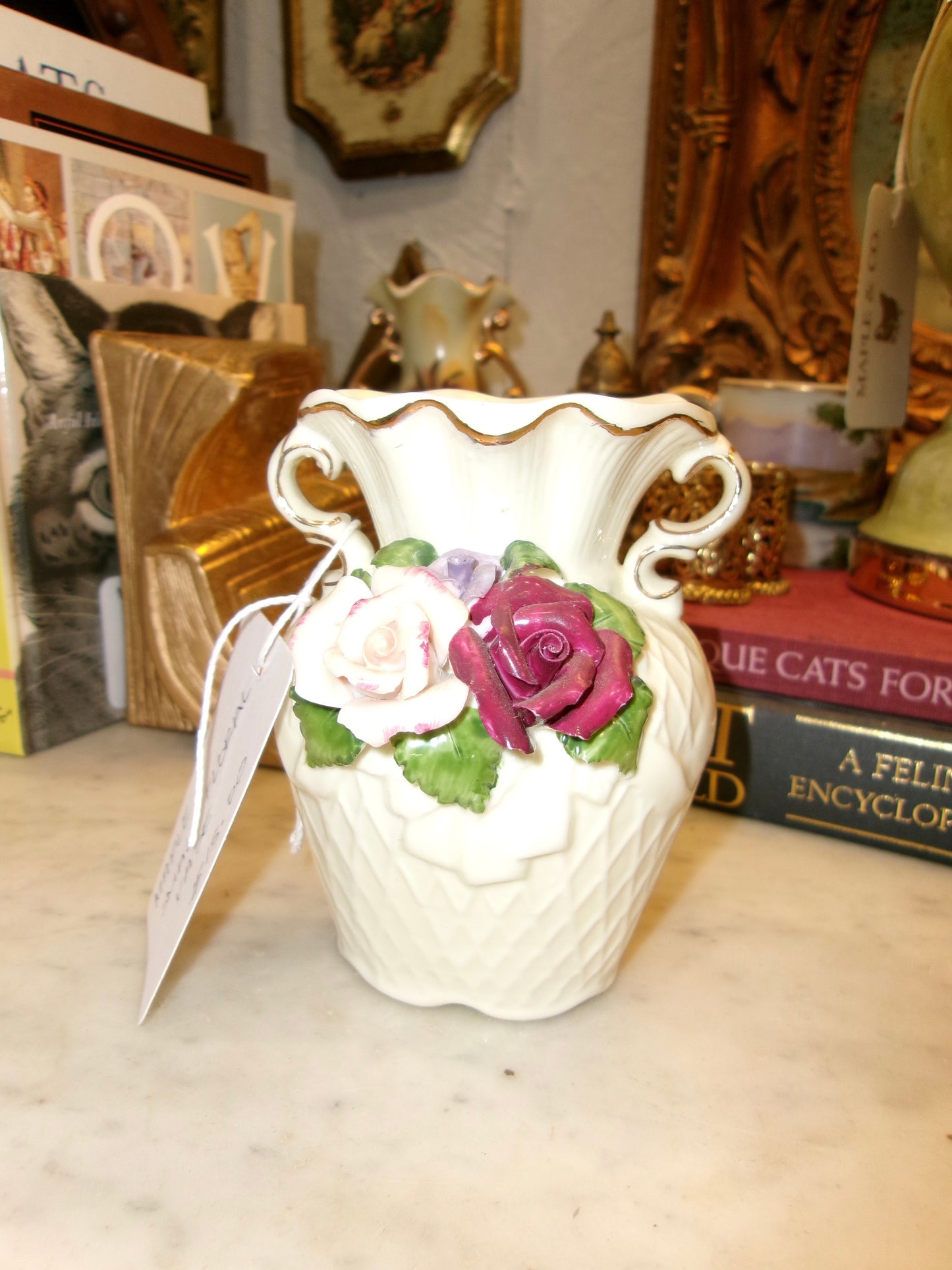 Small Vase with Roses