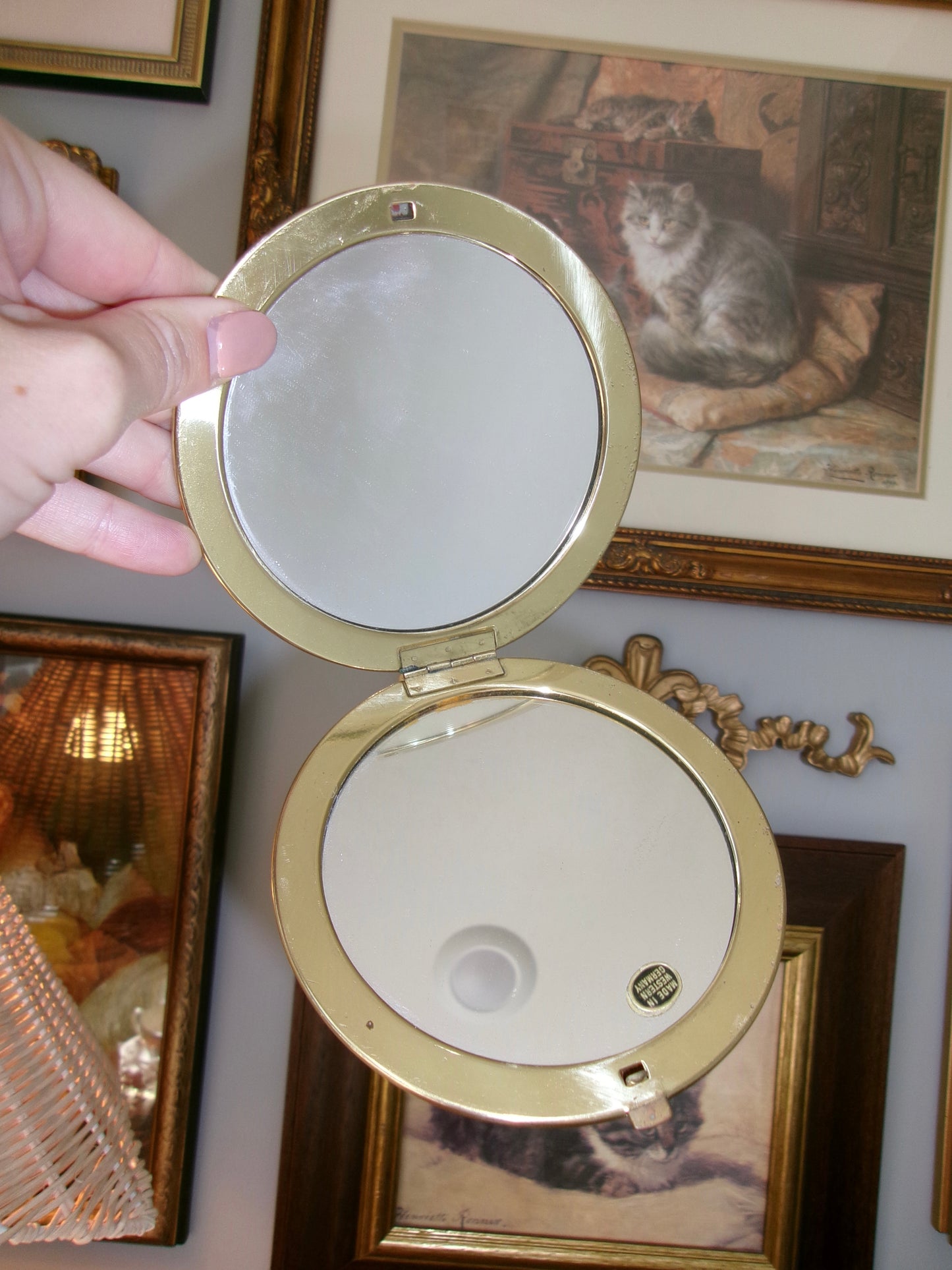 Victorian Scene Compact Mirror