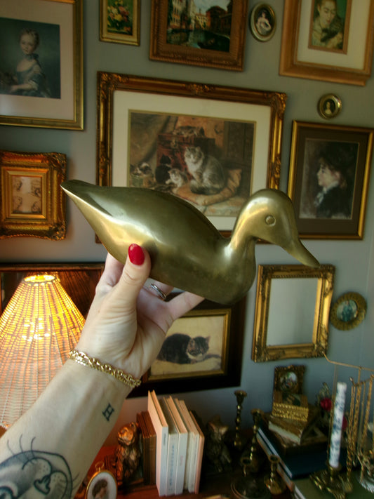 Brass Decorative Duck