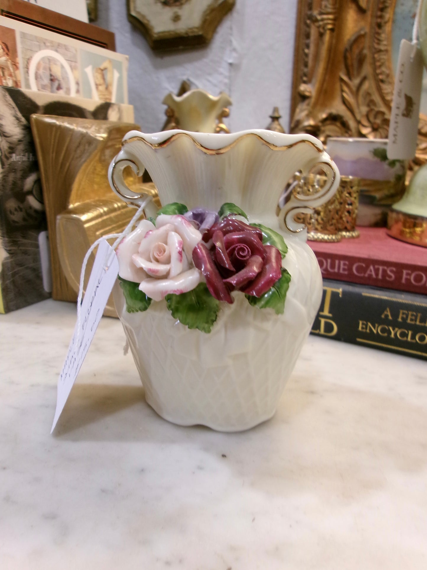 Small Vase with Roses