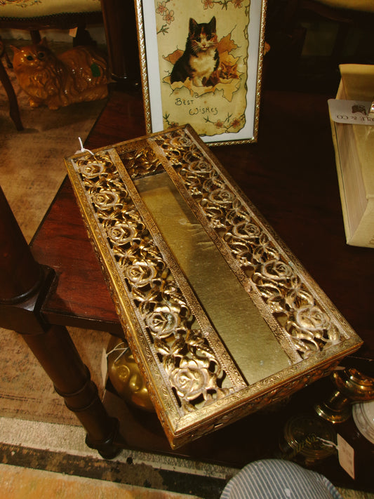 Brass Tissue Box
